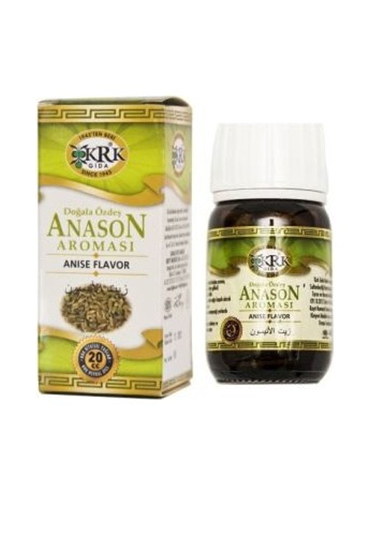 Anason Aroması 20 Cc Cam Şişelerde Anoson Aroma