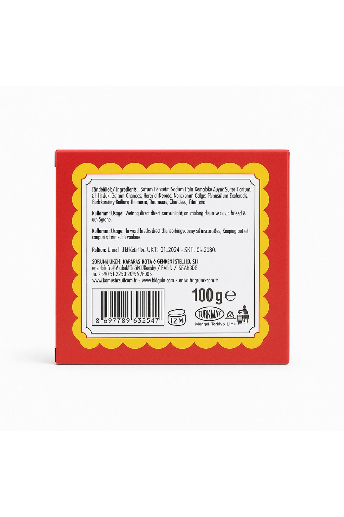 Kükürtlü İyotlu Sabun – Arındırıcı Cilt Bakımı (100g)