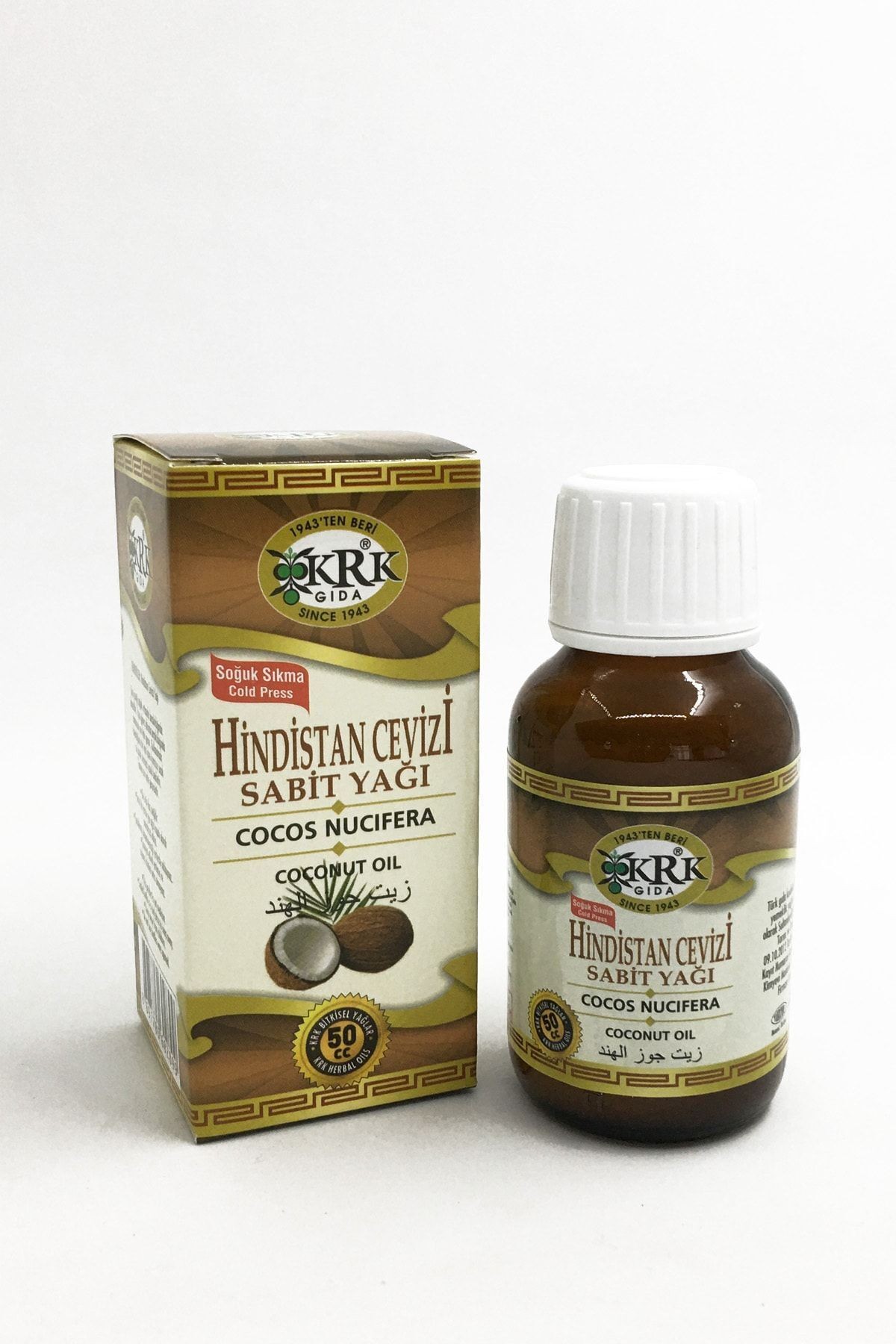 Hindistan Cevizi Yağı 50 Ml Soğuk Sıkım