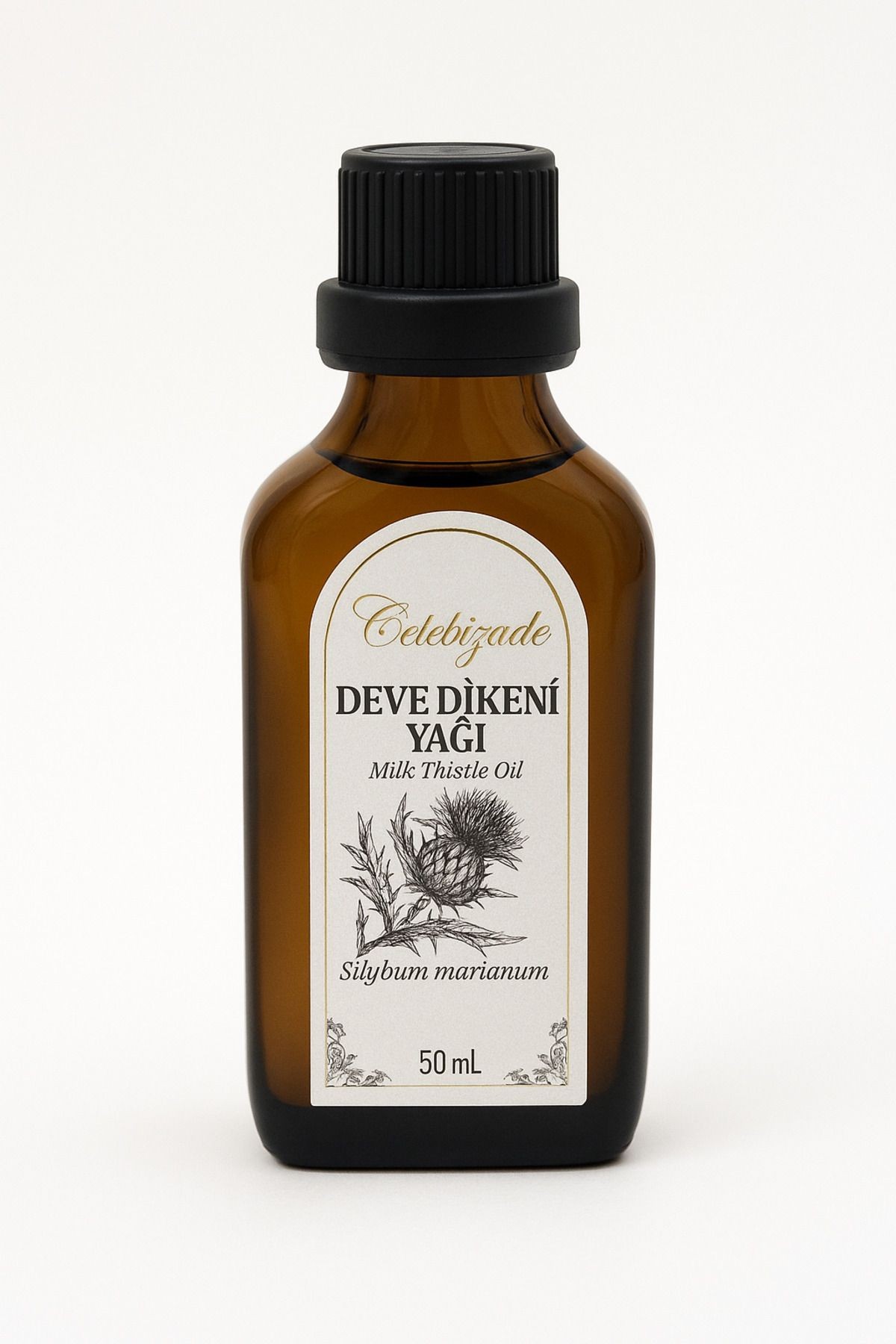 Çelebizade %100 Saf Deve Dikeni Yağı 50 ml – Yaşlanma Karşıtı Cilt Bakım Yağı