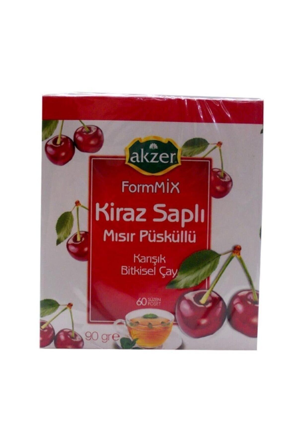 Kiraz Saplı Mısır Püsküllü Bitkisel Çay 60 Süzen  Poşet Çay