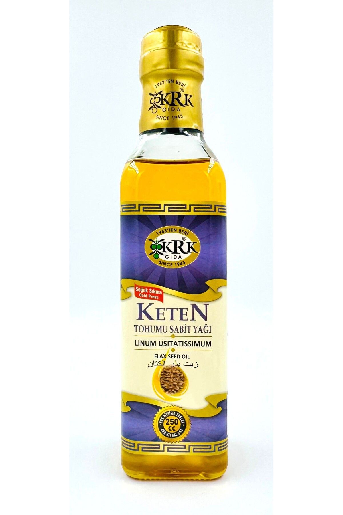 KETEN TOHUMU YAĞI 250CC KRK GIDA