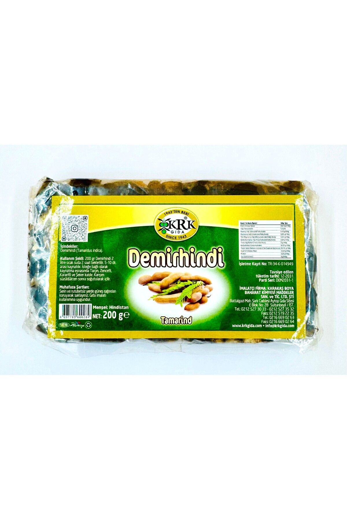 Demirhindi 500gr