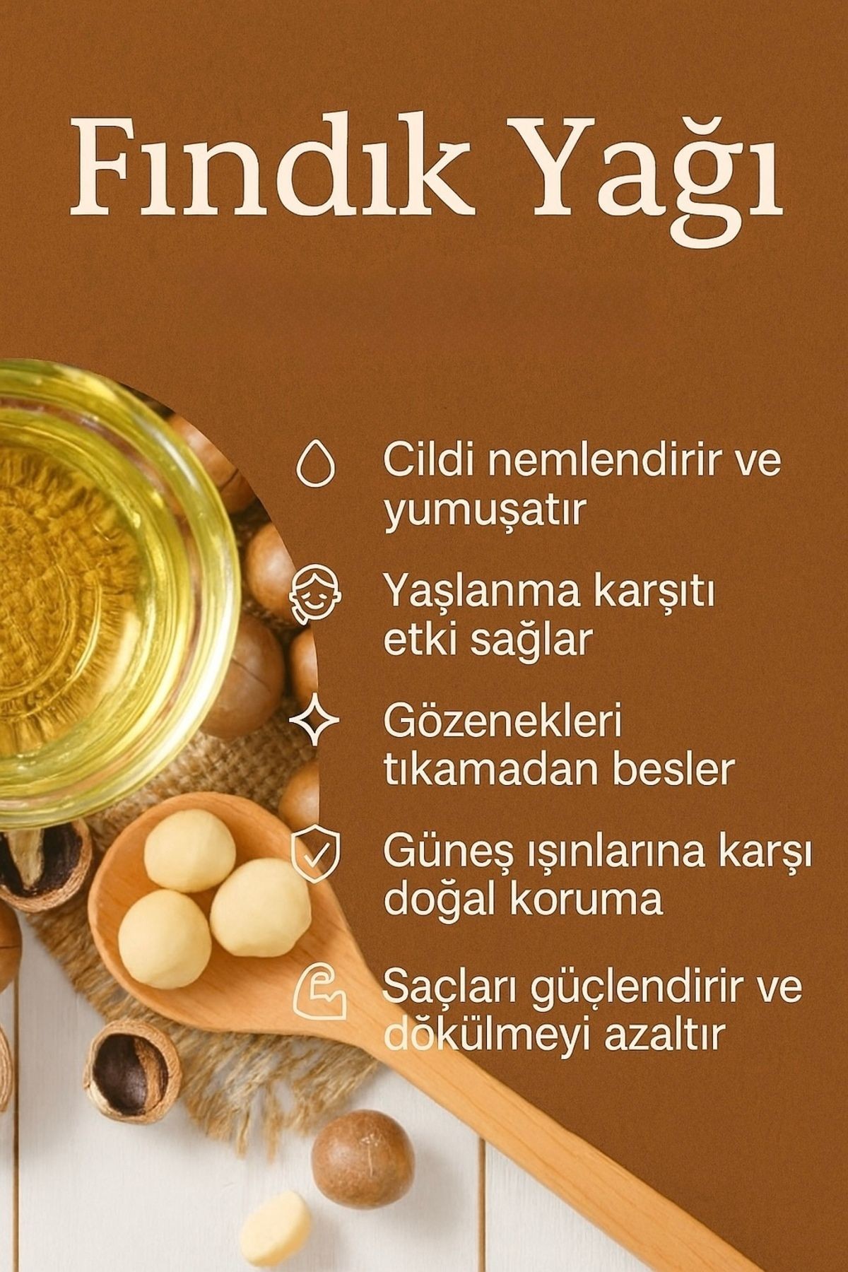Fındık Yağı 250 ML Soğuk Sıkma