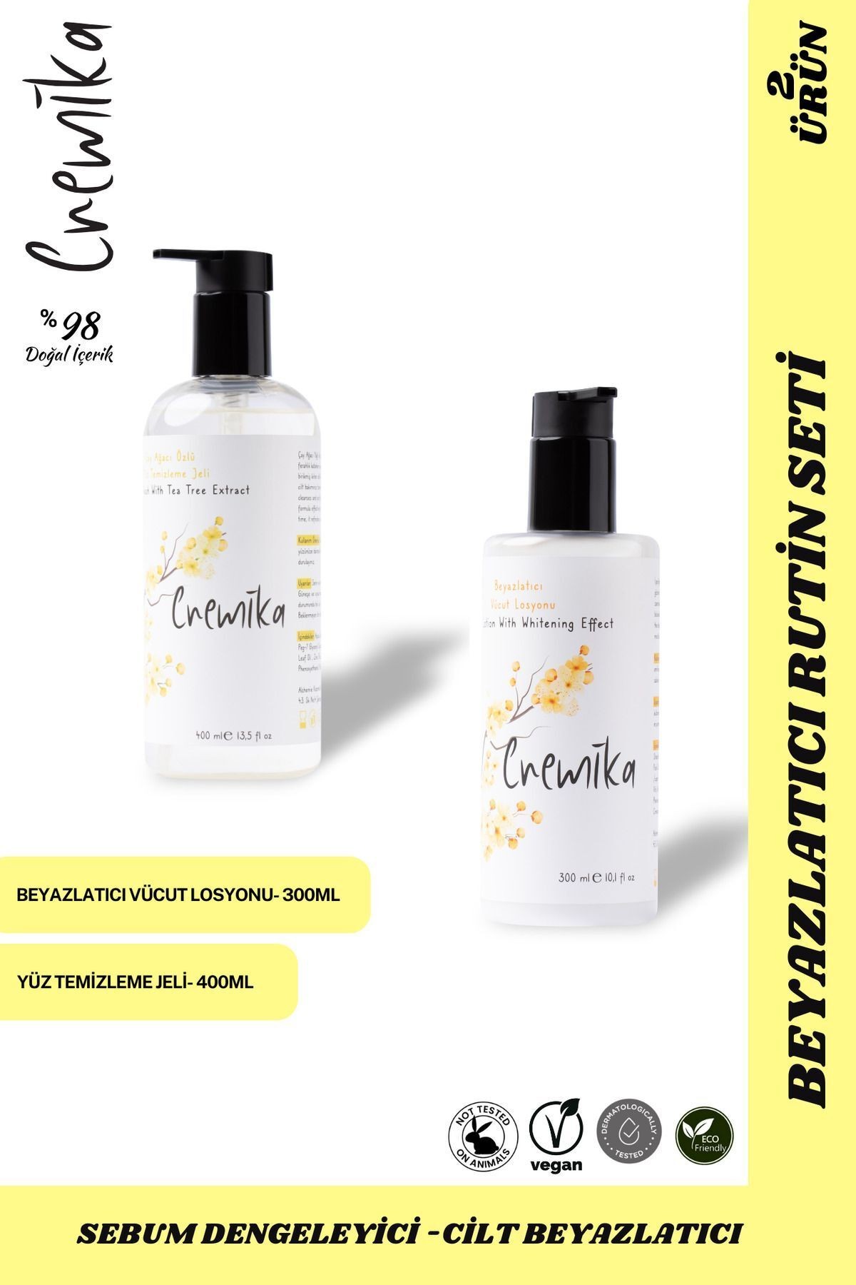 Güneş Lekeleri, Koyu Bölgeler Beyazlatıcı Set, Losyon Peeling Jeli