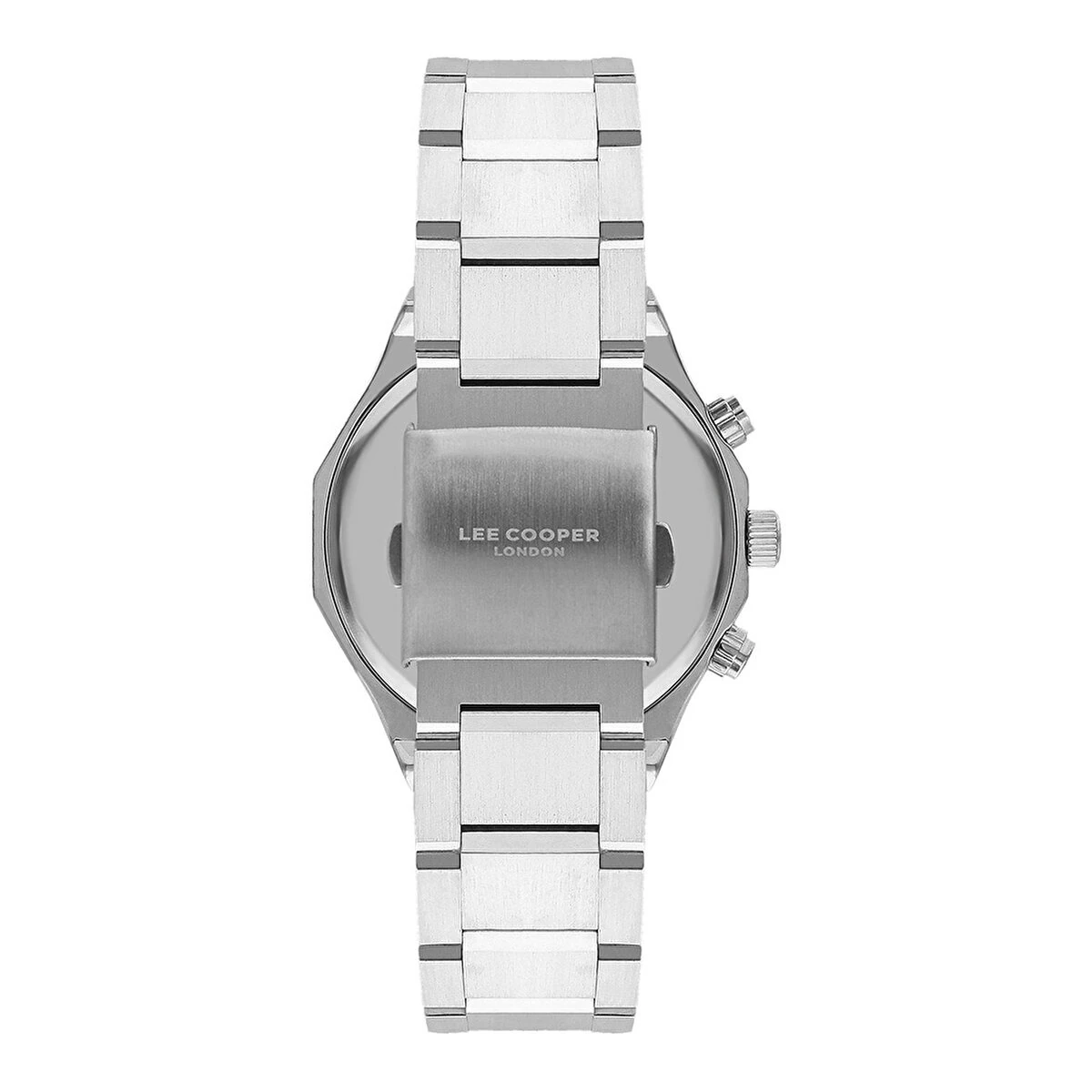 Lee Cooper LC07807.380  London Seri Metal Gümüş Renk Kordon 3 ATM Mineral Cam Erkek Kol Saat