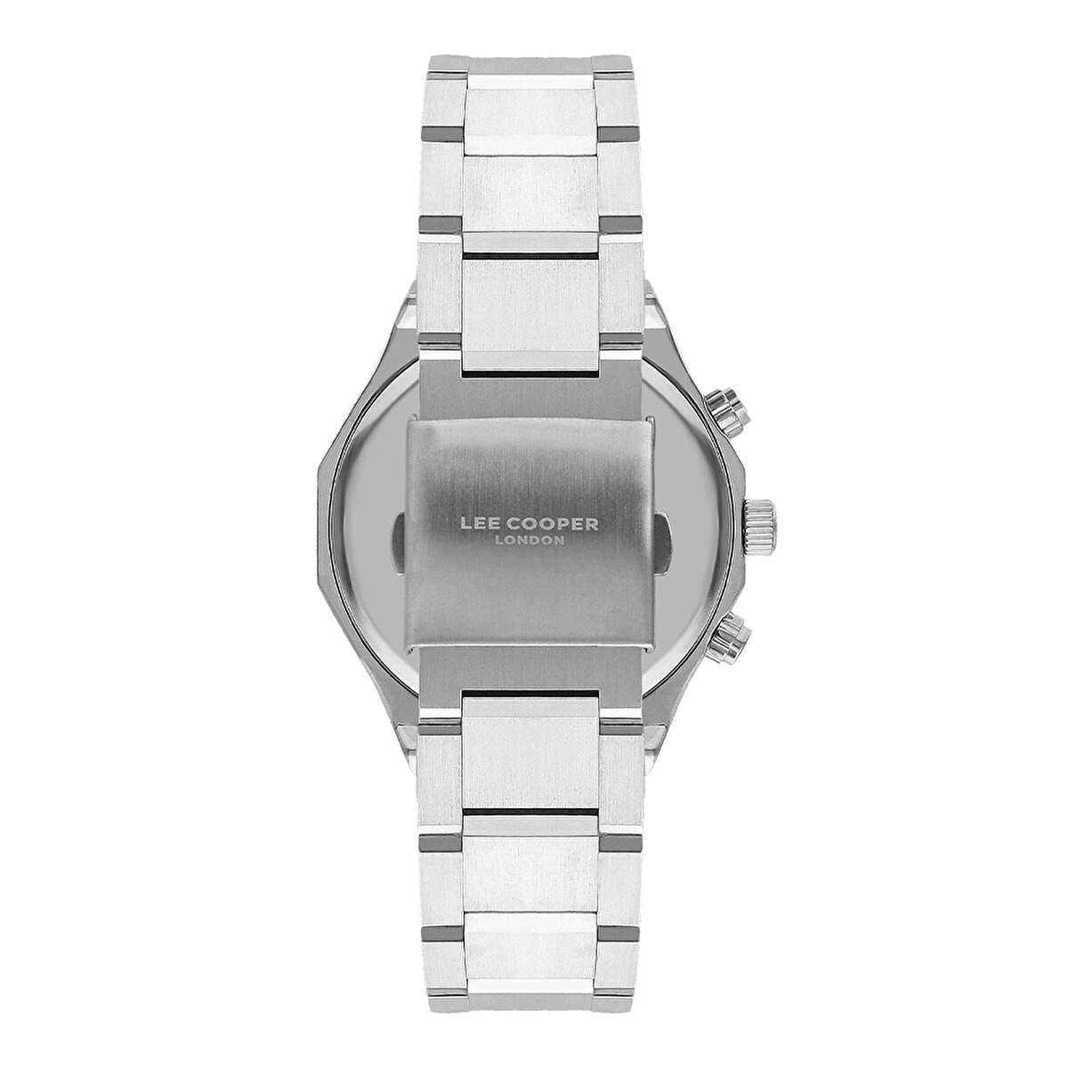 Lee Cooper LC07807.370 London Seri Metal Gümüş Kordon 3 ATM Mineral Cam Erkek Kol Saat