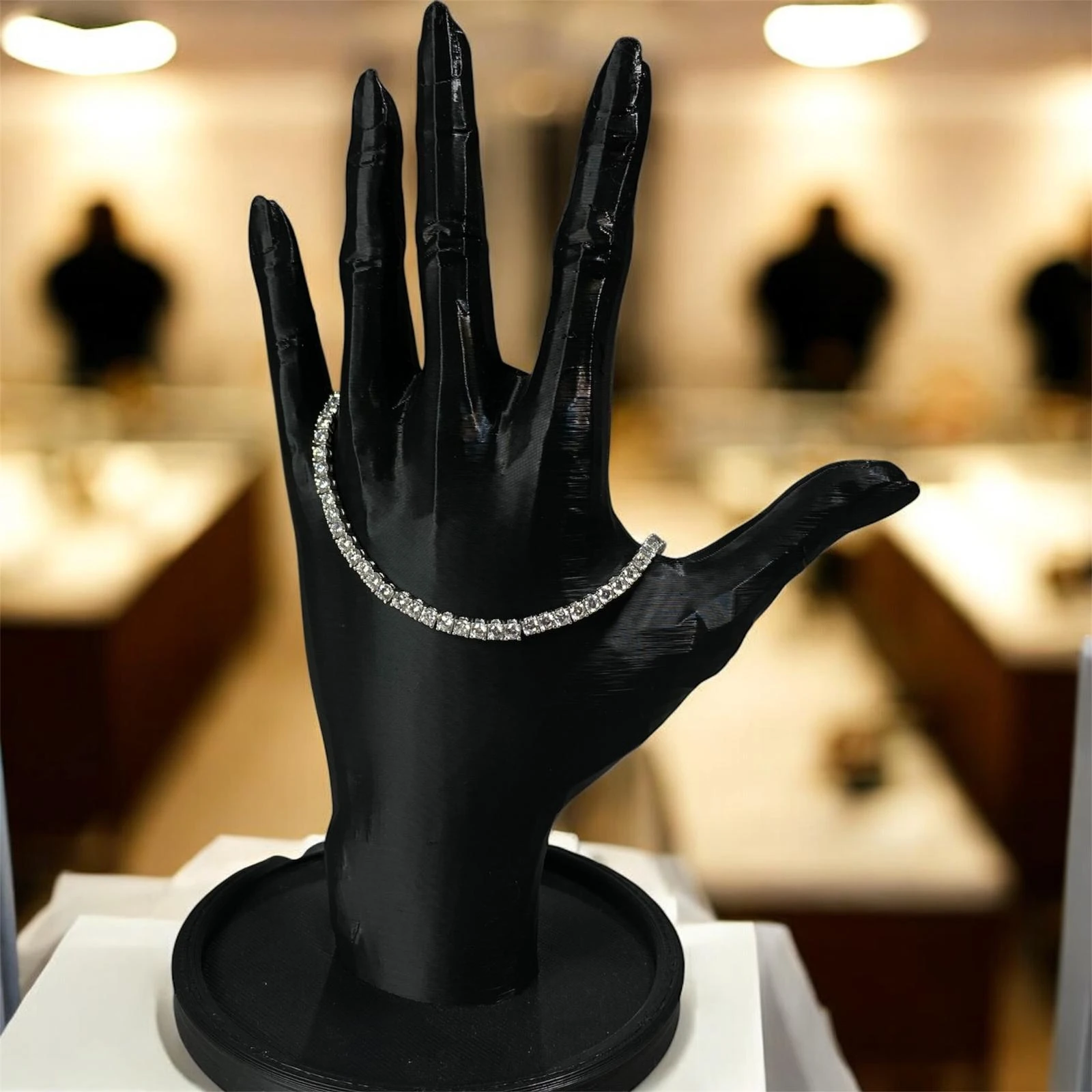 925 Ayar Gümüş Zirkon Taşlı Su Yolu Bileklik