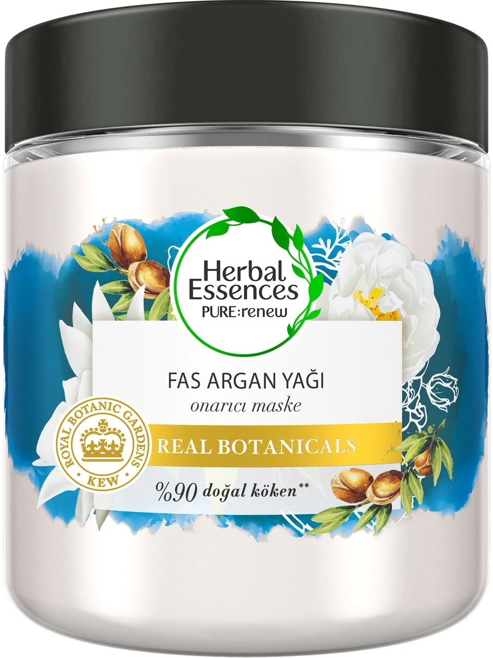 Herbal Essences Fas Argan Yağı Onarıcı Maske 250 ml %90 Doğal Saç Bakım Maskesi