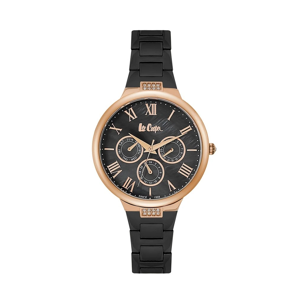 Lee Cooper LC06466.450 Şık Kordon 3 ATM Mineral Cam Taşlı Kadın Kol Saat