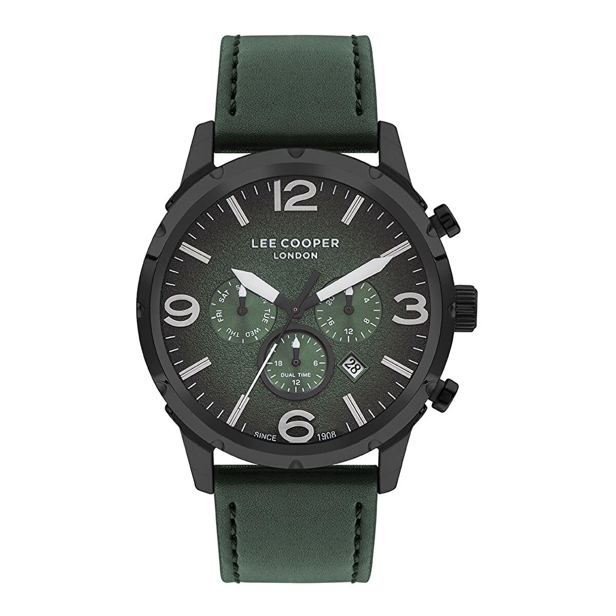 Lee Cooper LC07671.677 Şık Deri Kordon 3 ATM Mineral Cam Erkek Kol Saat