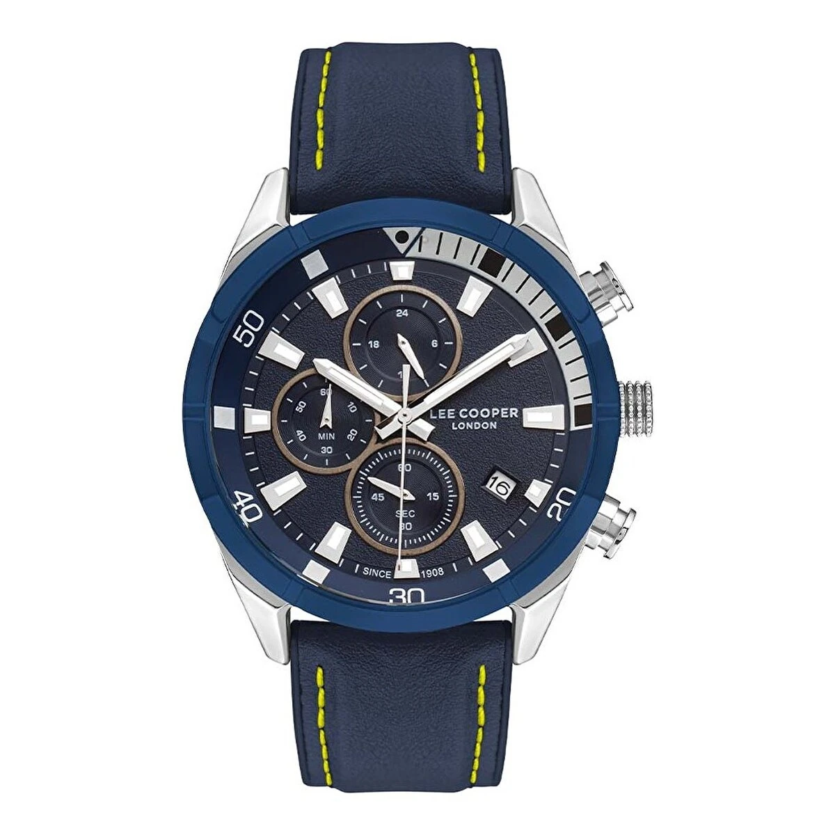 Lee Cooper LC07377.399-NM London Seri Şık Kordon 3 ATM Mineral Cam Erkek Saat