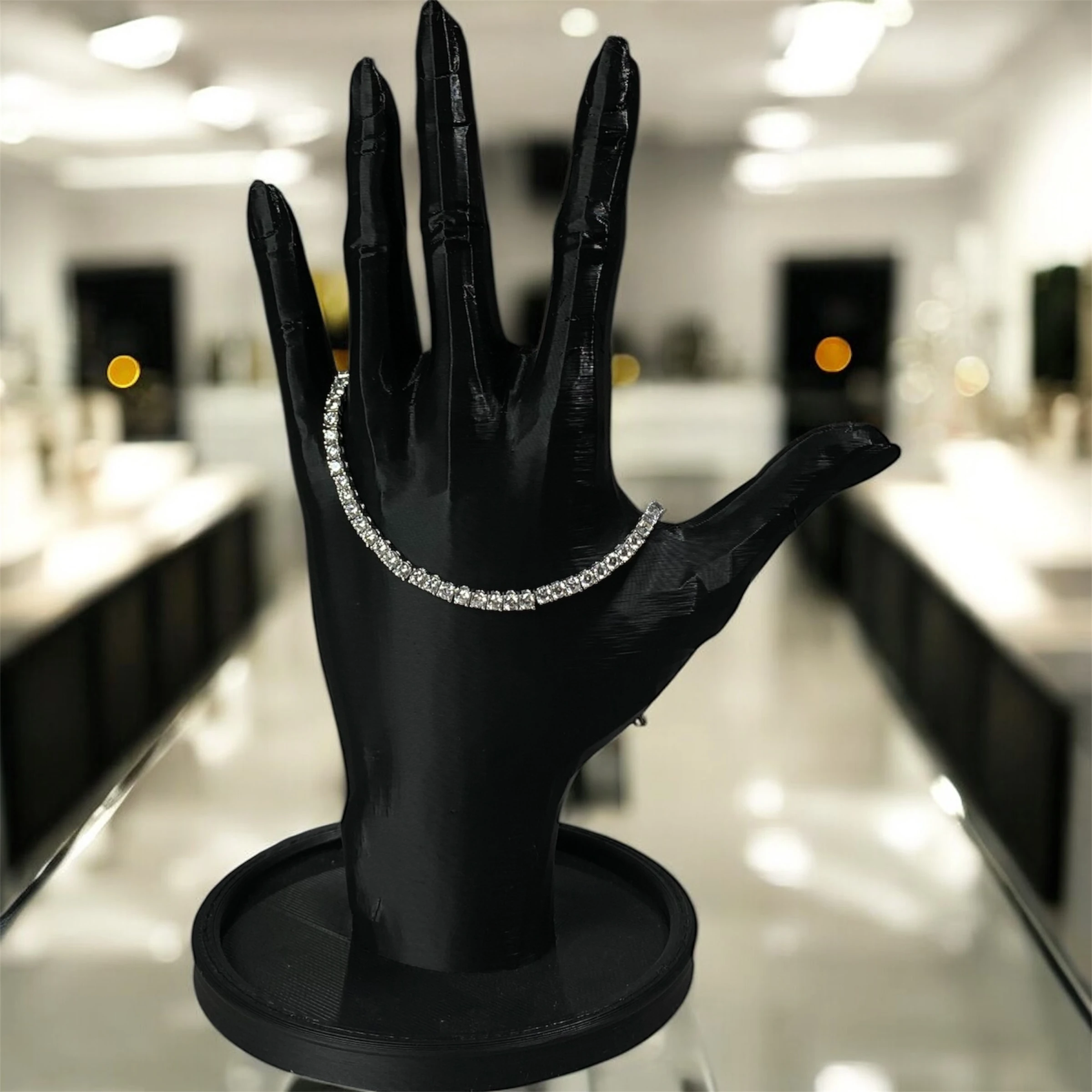 925 Ayar Gümüş Zirkon Taşlı Su Yolu Bileklik