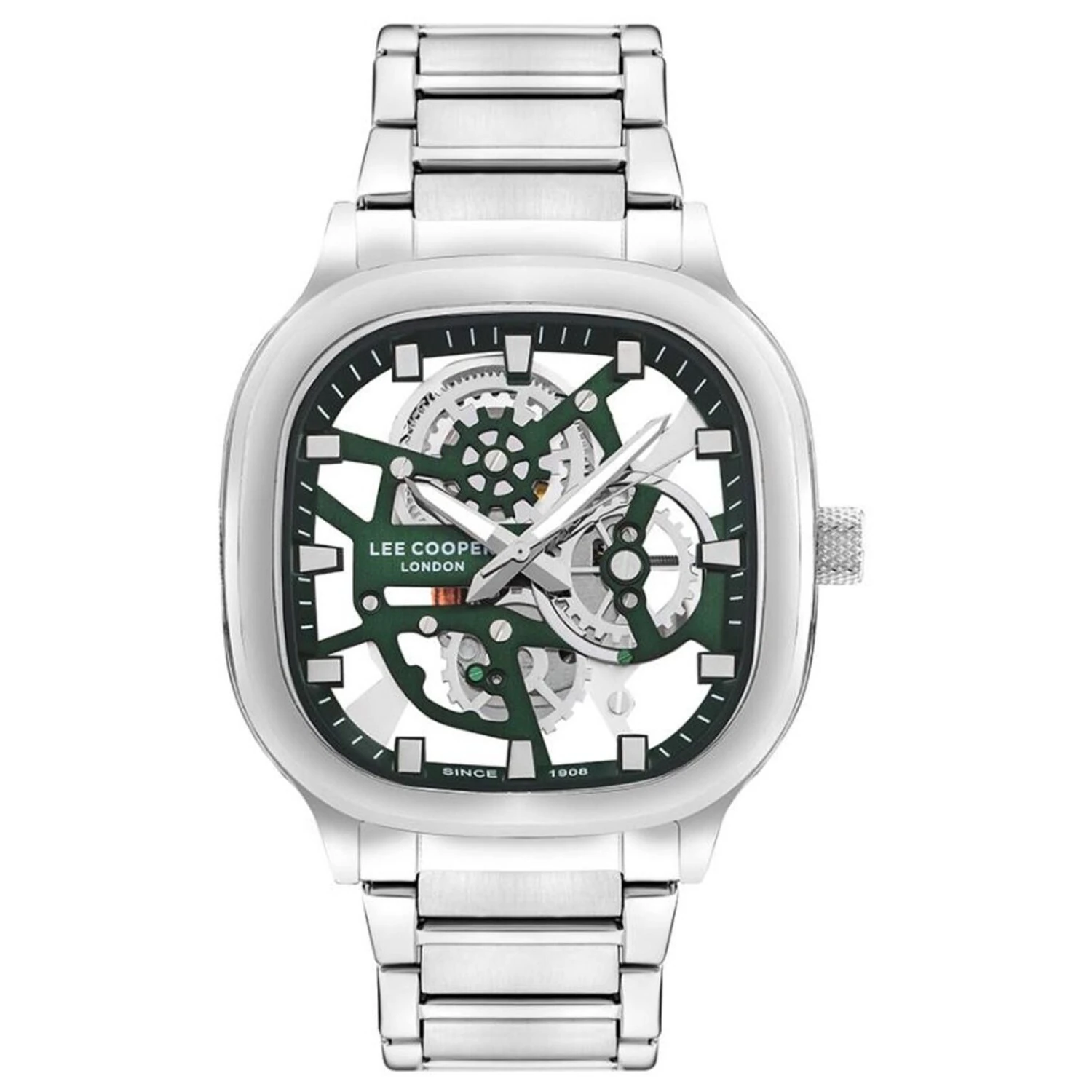Lee Cooper LC07974.370 London Seri Metal Kordon 5 ATM Düz Cam Erkek Kol Saat