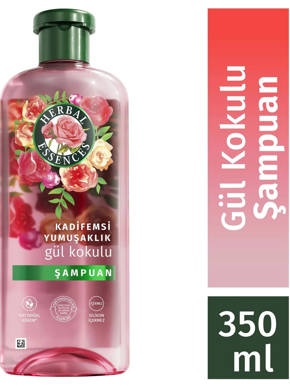 Herbal Essences Kadifemsi Yumuşaklık Gül Kokulu Şampuan 350ML