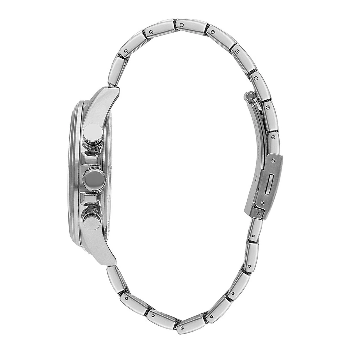 Lee Cooper LC07801.390  London Seri Metal Gümüş Renk Kordon 3 ATM Mineral Cam Erkek Kol Saat