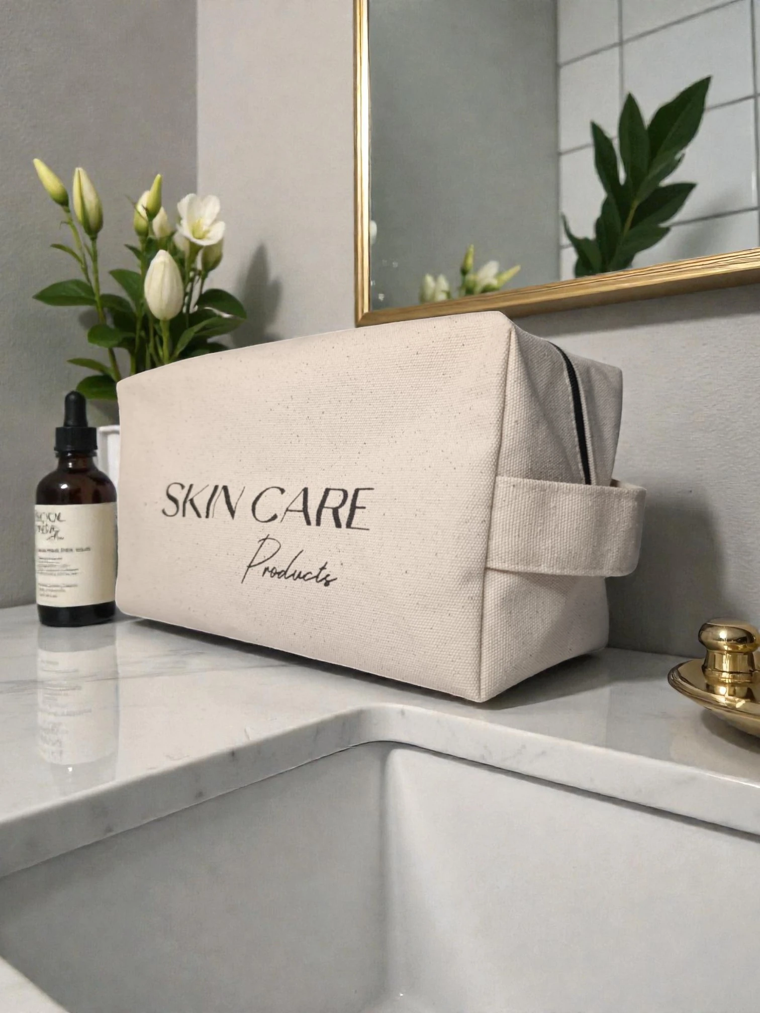 Karia No:19 Cilt Bakım Ürünleri Çantası, Su Geçirmez image