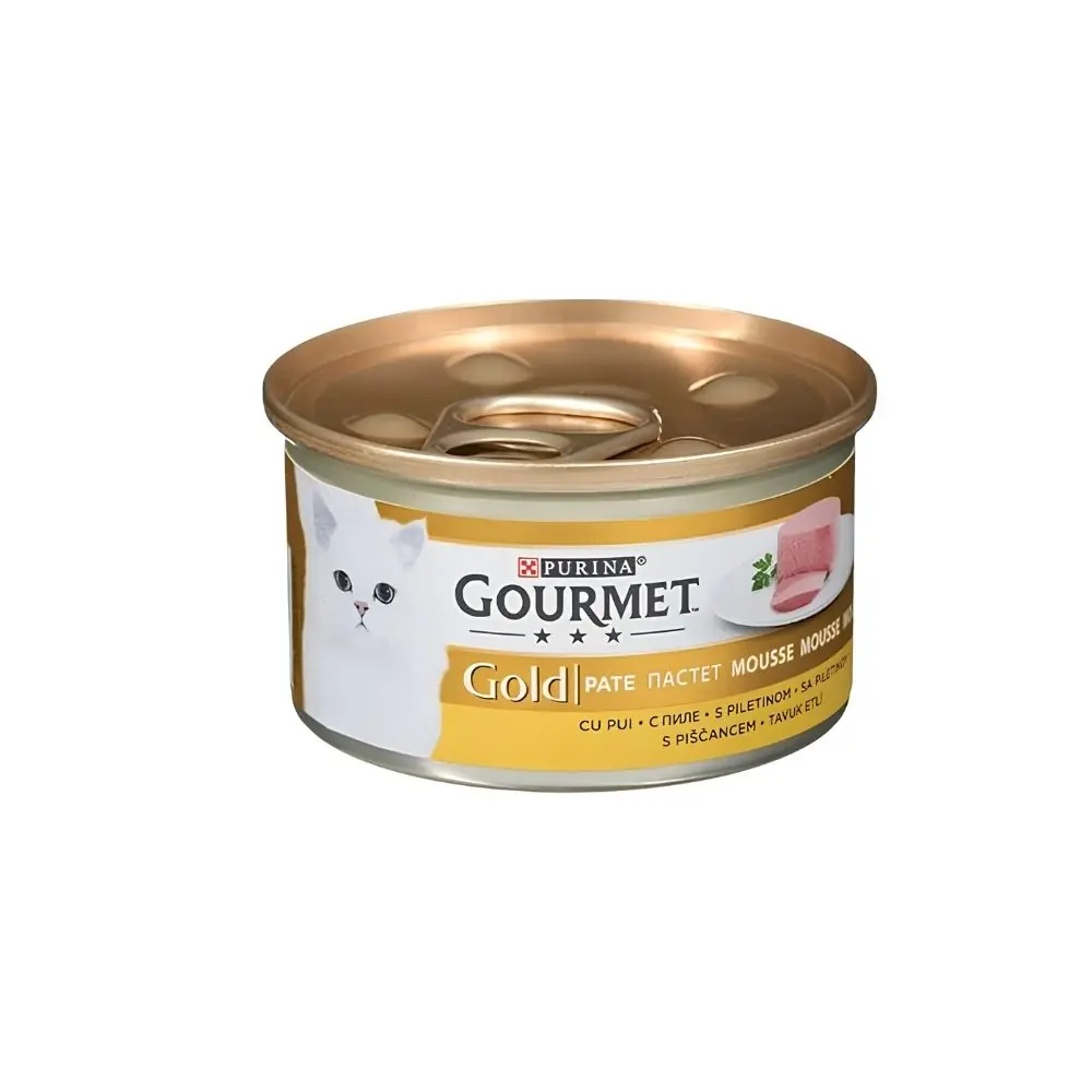 Gourmet Gold Kıyılmış Tavuk Etli Kedi Yaş Mama 85 Gr