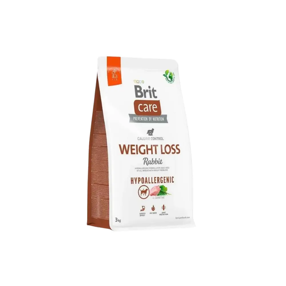 Brit Care Hypo-Allergenic Weight Loss Tavşan Etli Kilo Dengeleyici Yetişkin Köpek Maması - 3 KG