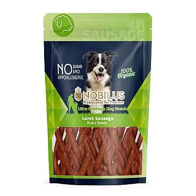 Nobilus Kuzu Sosis Köpek Ödül Maması 80gr