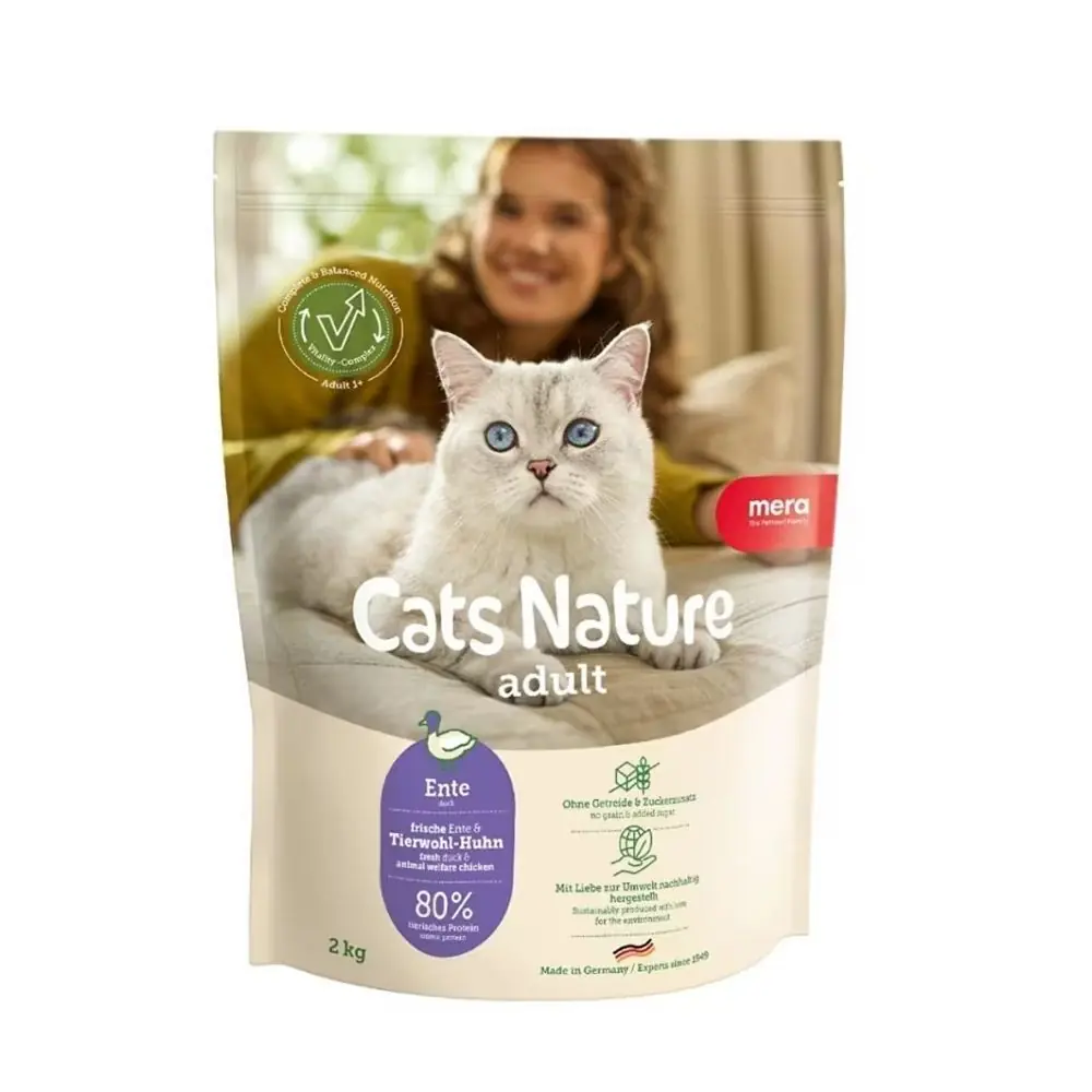 Mera Cats Nature Ördekli Yetişkin Kedi Maması 2 Kg