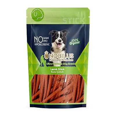 Nobilus Kuzu Etli Köpek Ödül Çubuğu 80gr
