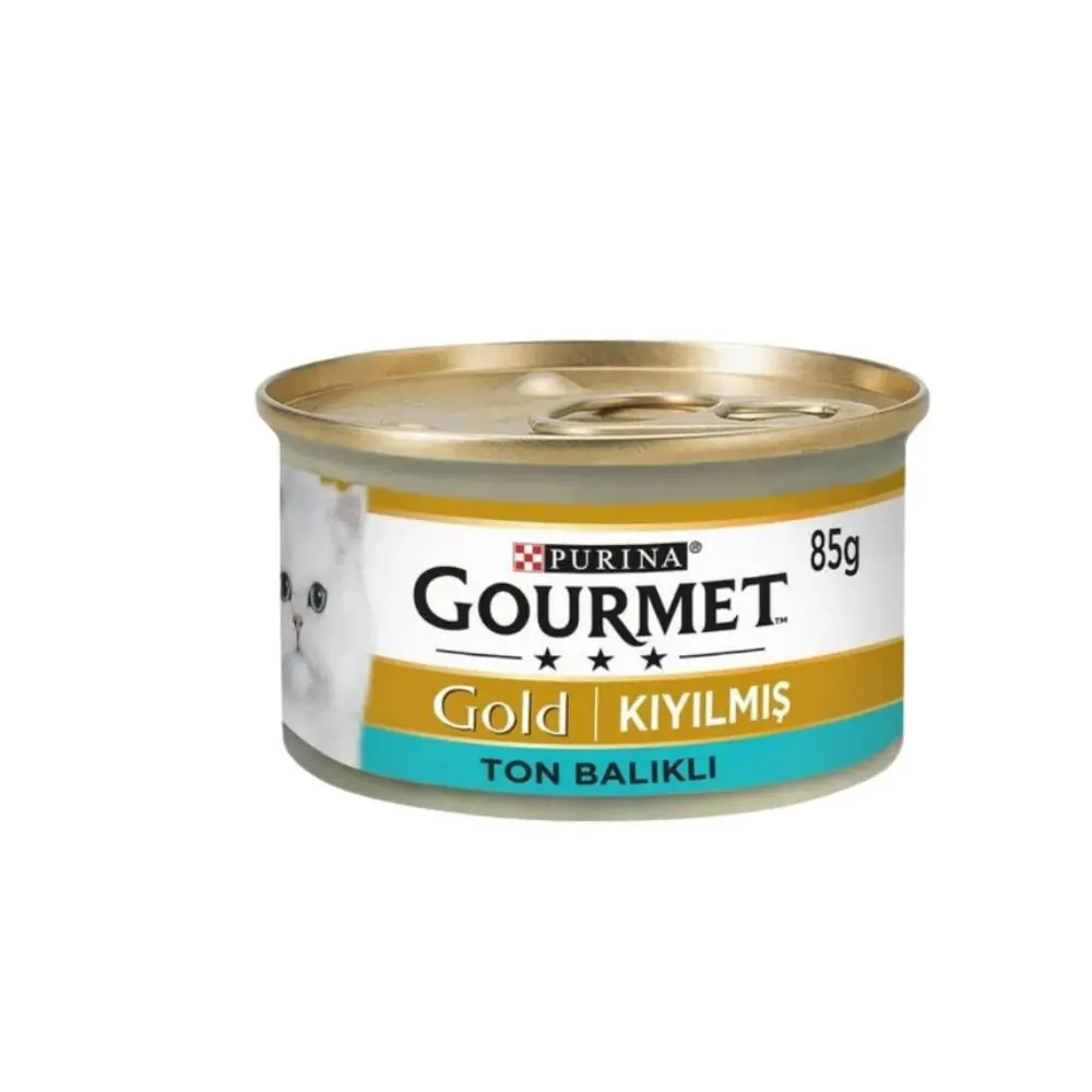 Gourmet Gold Kıyılmış Ton Balıklı Konserve Kedi Maması 85 Gr