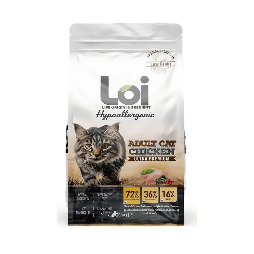 Loi Yetişkin Tavuklu Kuru Kedi Maması