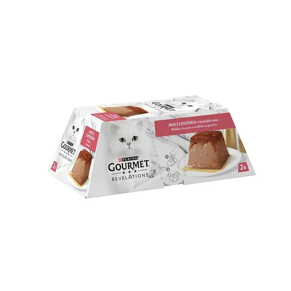 Gourmet Revelations Somon Balıklı Kedi Konservesi 2x57 Gr