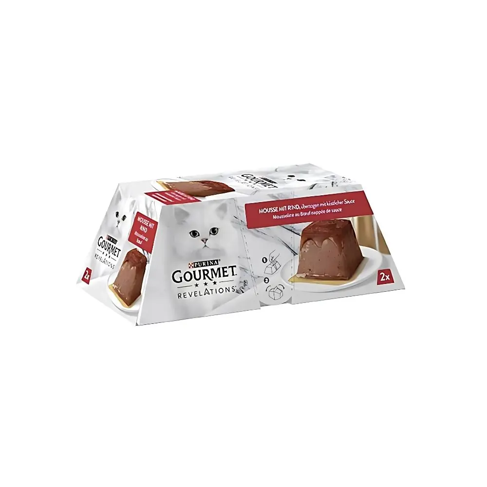 Gourmet Revelations Sığır Etli Kedi Konservesi 2x57 Gr