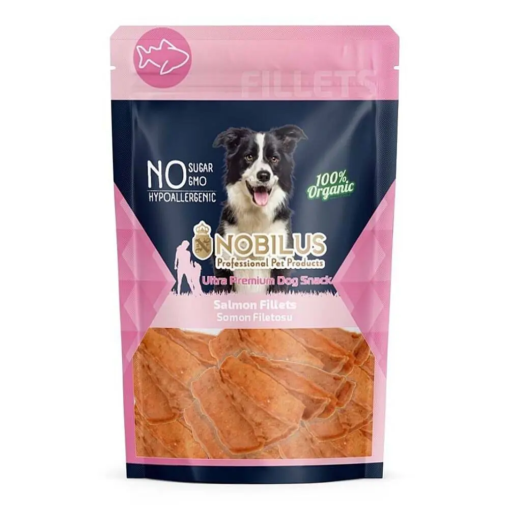 Nobilus Somonlu Fileto Köpek Ödül Maması 80gr