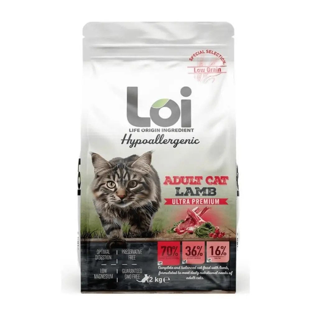 Loi Yetişkin Kuzu Etli Kuru Kedi Maması