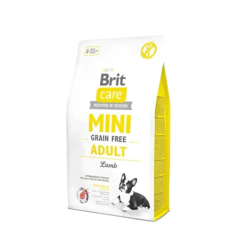 Brit Care Tahılsız, Hipoalerjenik Kuzu Etli Mini Irk Yetişkin Köpek Maması 2 Kg