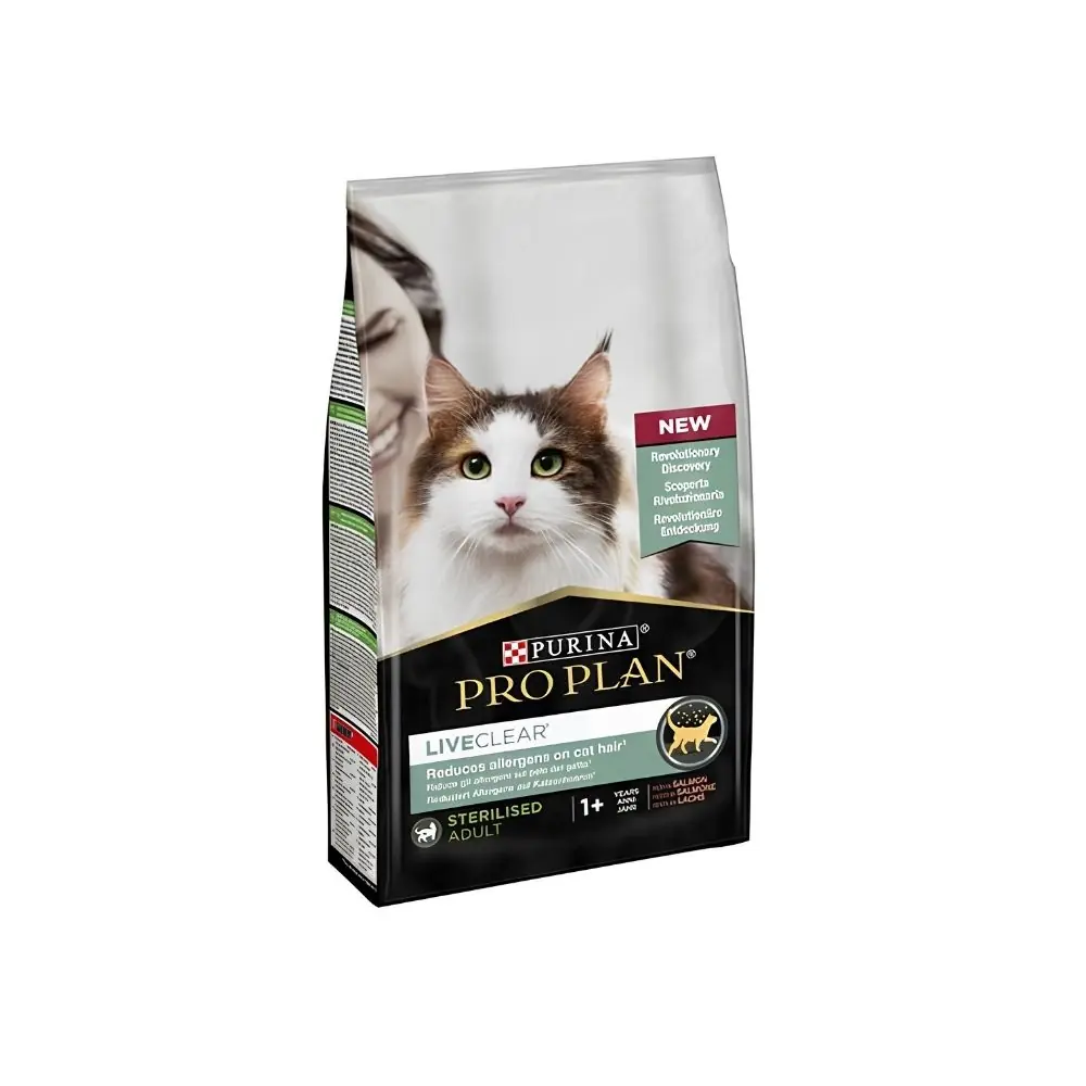 Pro Plan Sterilised LiveClear Kısırlaştırılmış Somonlu Kedi Maması 1,4 Kg