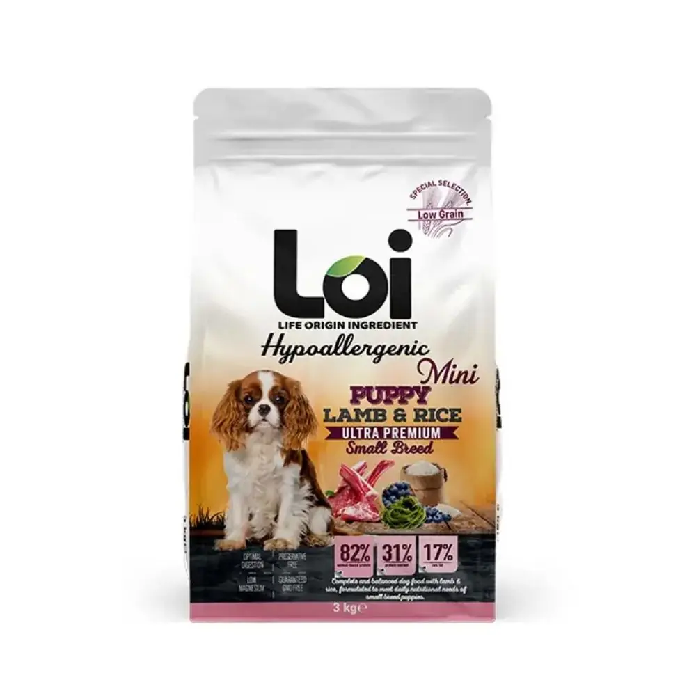 Loi Mini Irk Yavru Kuzu Etli Kuru Köpek Maması