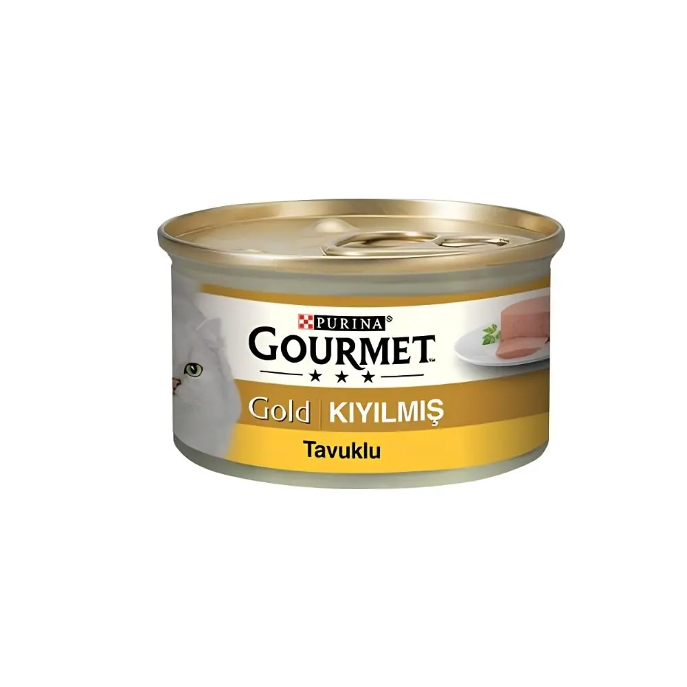 Gourmet Kıyılmış Tavuklu Yaş Kedi Maması 85 Gr