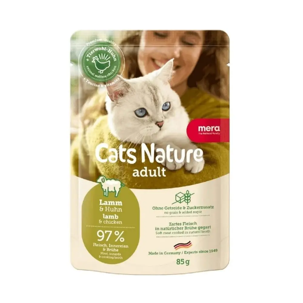 Mera Cats Nature Kuzulu Yetişkin Kedi Yaş Maması 85 Gr