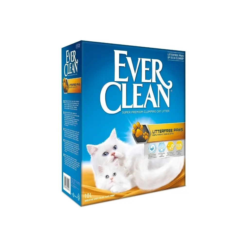 Ever Clean Litterfree Paws Patilere Yapışmayan Topaklanan Kedi Kumu 10 Lt