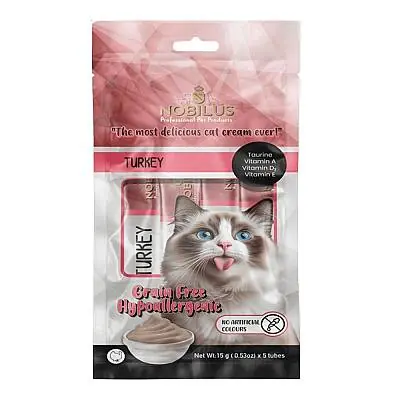 Nobilus Hindili Kedi Krema Ödülü 5X15gr