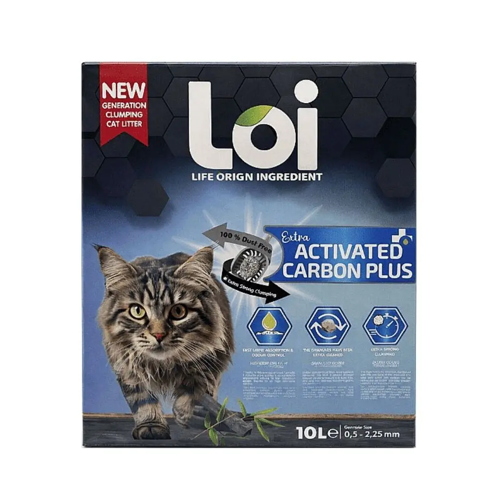 Loi Extra Active Carbon Bentonit Kedi Kumu 10LT