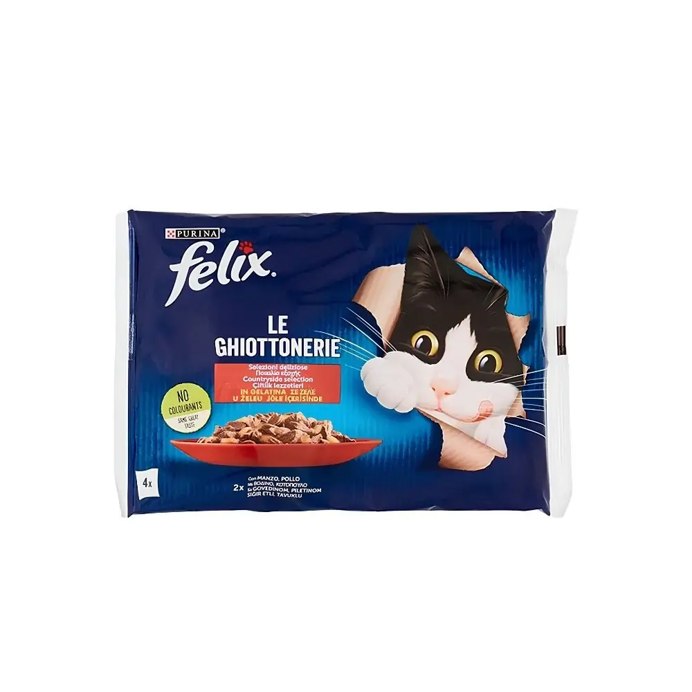 Felix Sığır Etli Kedi Avantajlı Paket 4x85 Gr