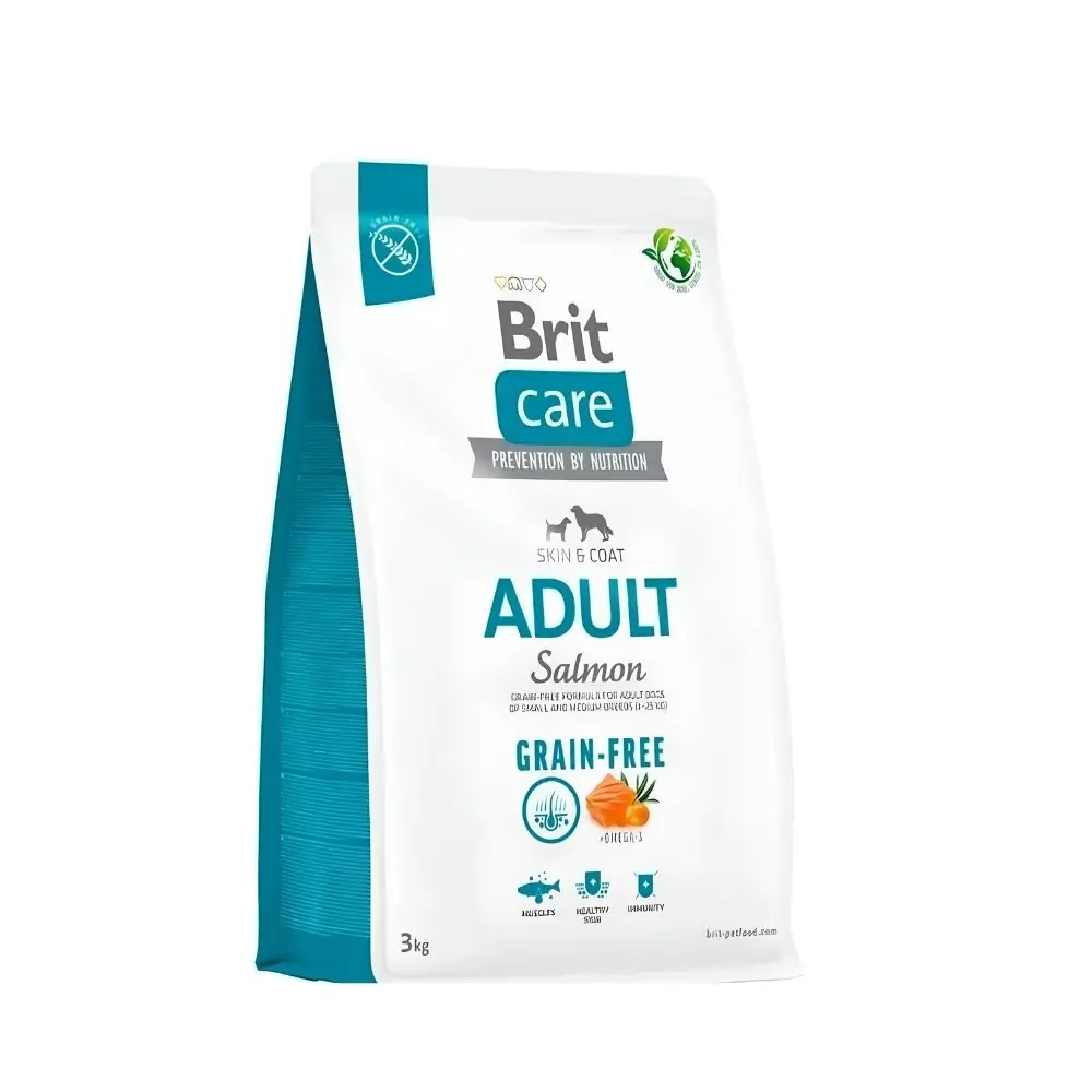 Brit Care Skin Coat Somon Patatesli Tahılsız Yetişkin Köpek Maması 3 Kg