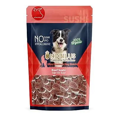 Nobilus Sığır Etli Suşi Köpek Ödül Maması 80gr