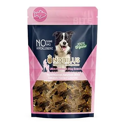 Nobilus Extra Besleyici Somon Lokmaları Köpek Ödül Maması 80gr