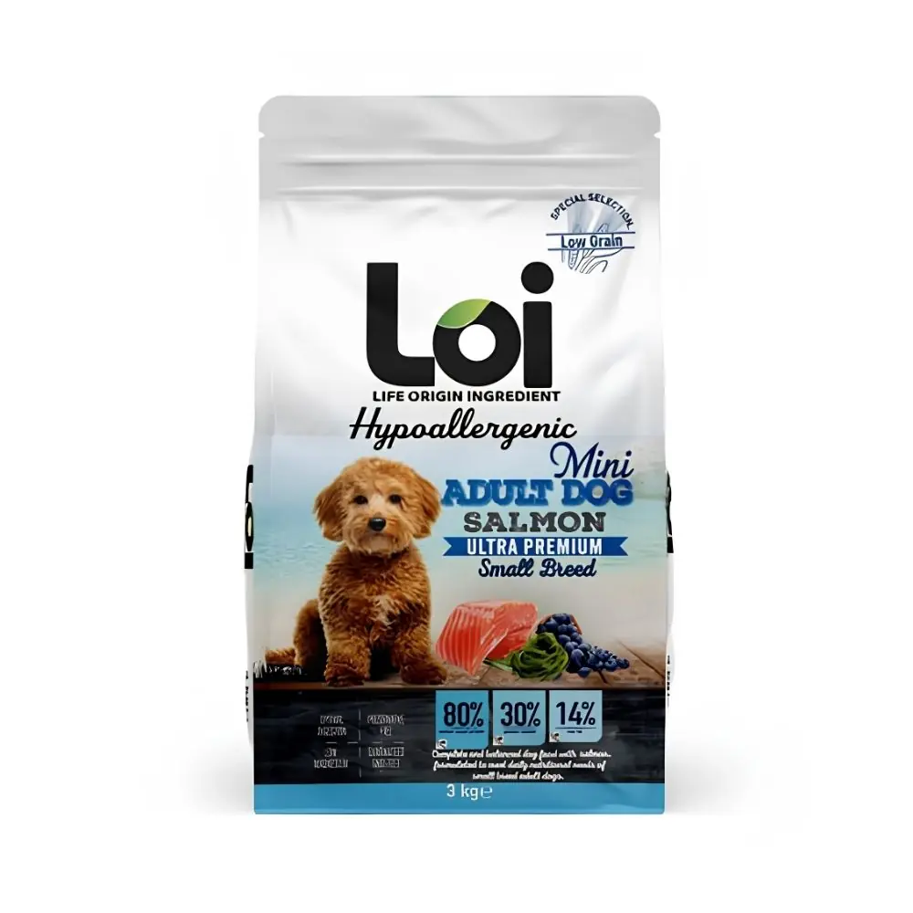 Loi Mini Irk Yetişkin Somonlu Kuru Köpek Maması