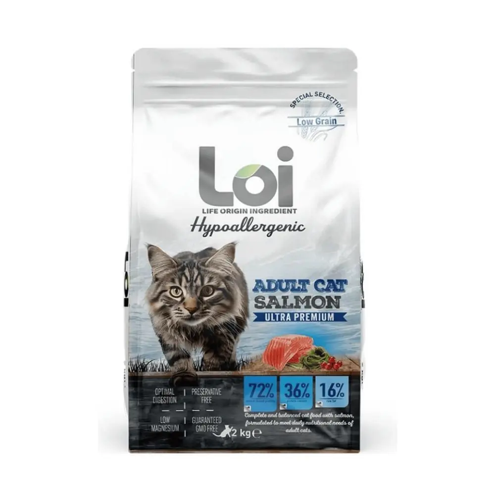 Loi Yetişkin Somonlu Kuru Kedi Maması 