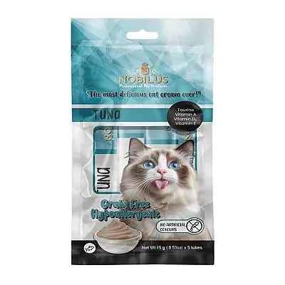 Nobilus Ton Balıklı Kedi Krema Ödülü 5X15G