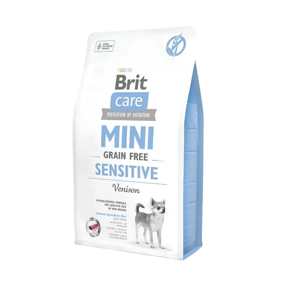 Brit Care Tahılsız, Hipoalerjenik Geyik Etli Mini Irk Hassas Köpek Maması 2 Kg
