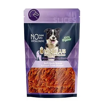 Nobilus Ördek Etli Dilimli Köpek Ödül Maması 80gr