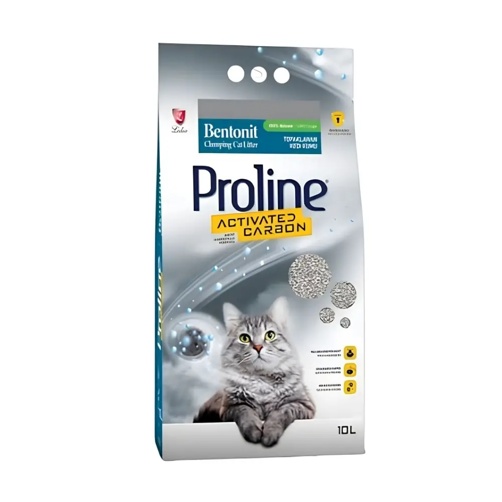 Proline Aktif Karbonlu Bentonit Kedi Kumu 10 Lt